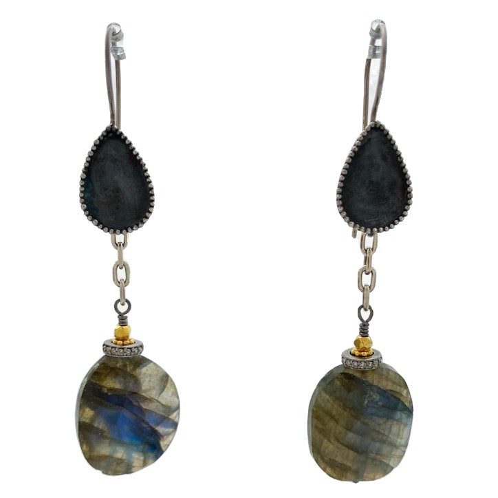 Labradorite Earrings