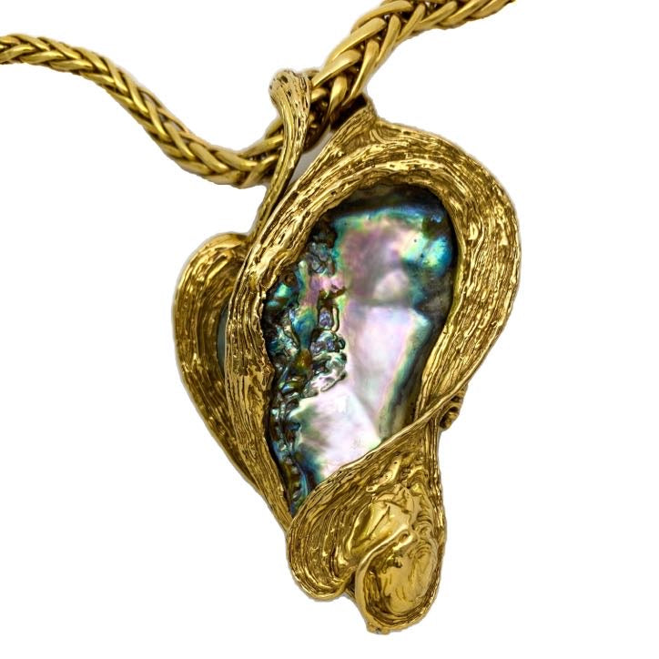 Abalone Pearl Heart