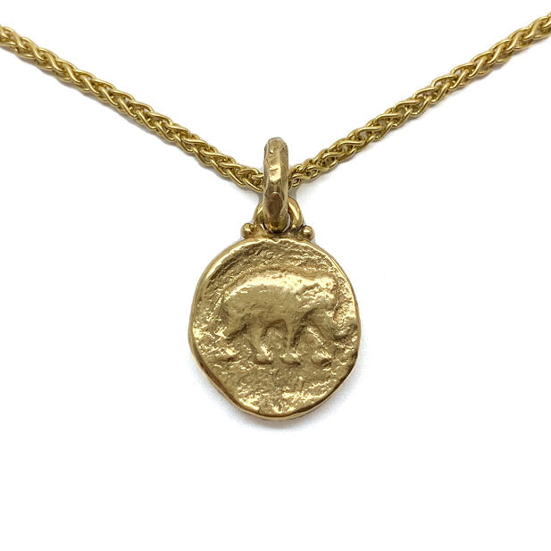 Elephant image from a copy of an ancient bronze coin