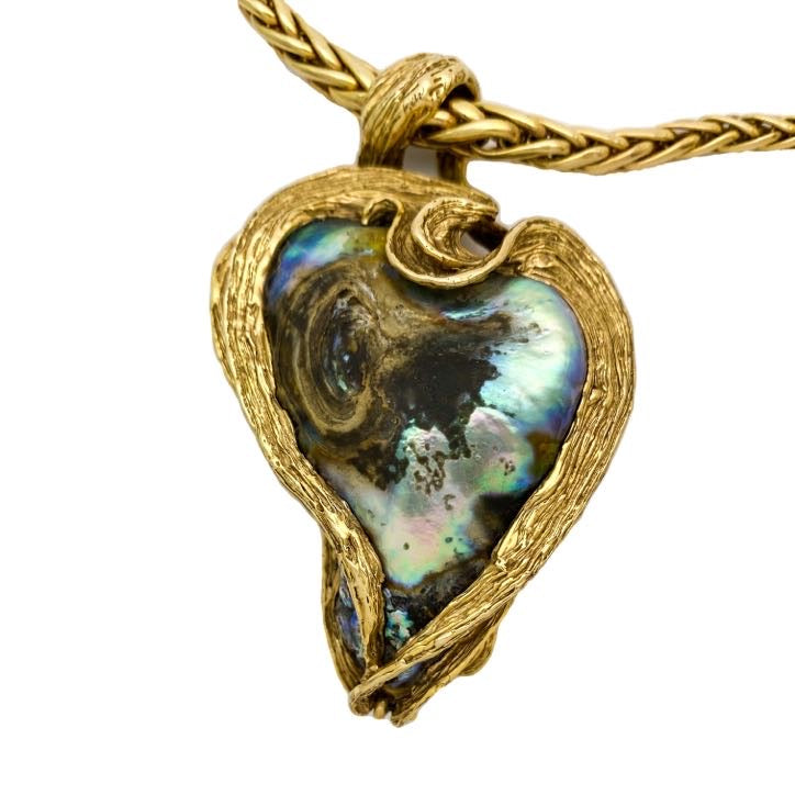 Abalone Pearl Heart