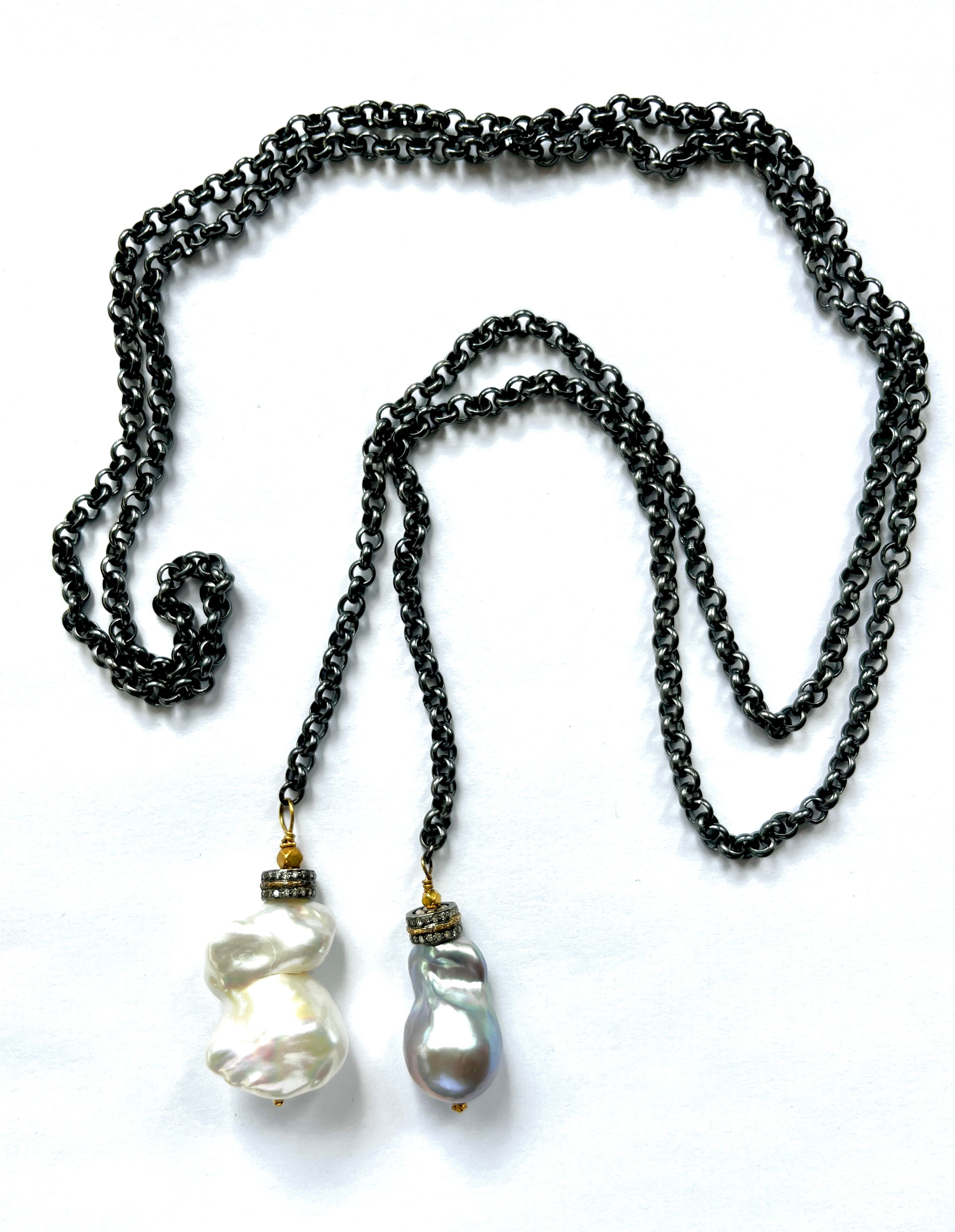 Baroque Pearls Lariat