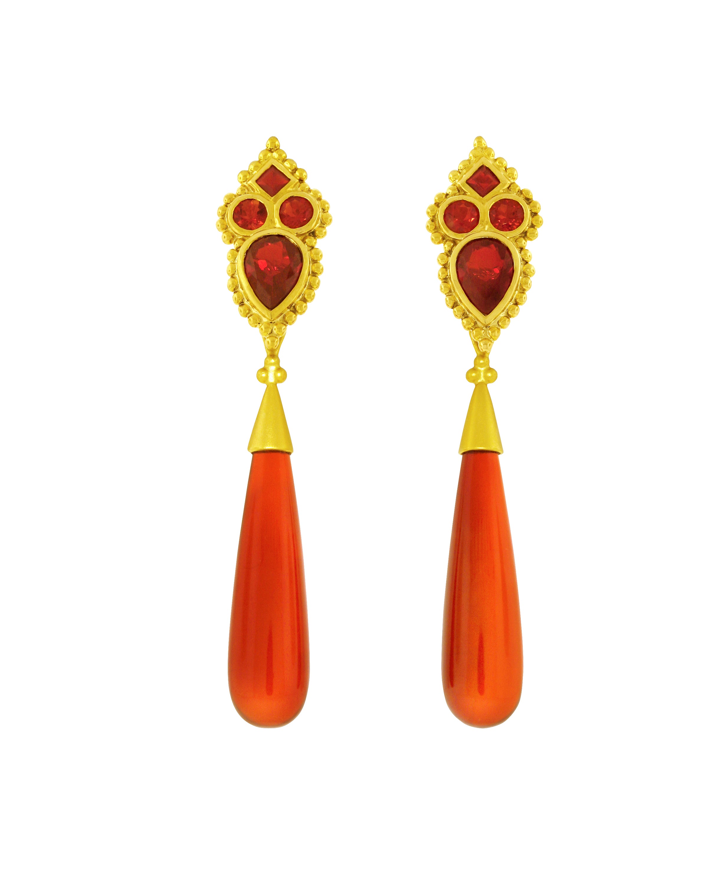 Coral Earrings