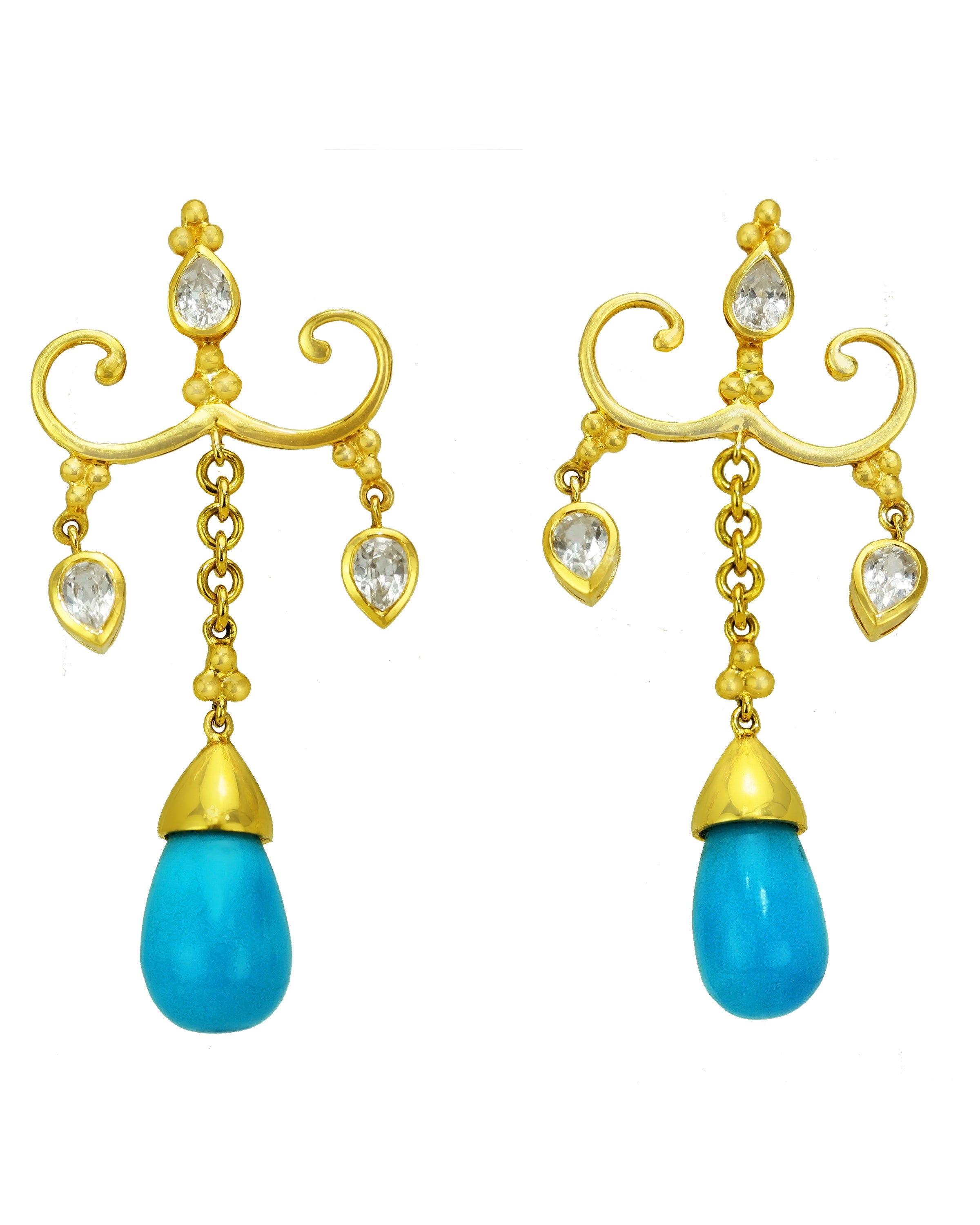 Turquoise earrings