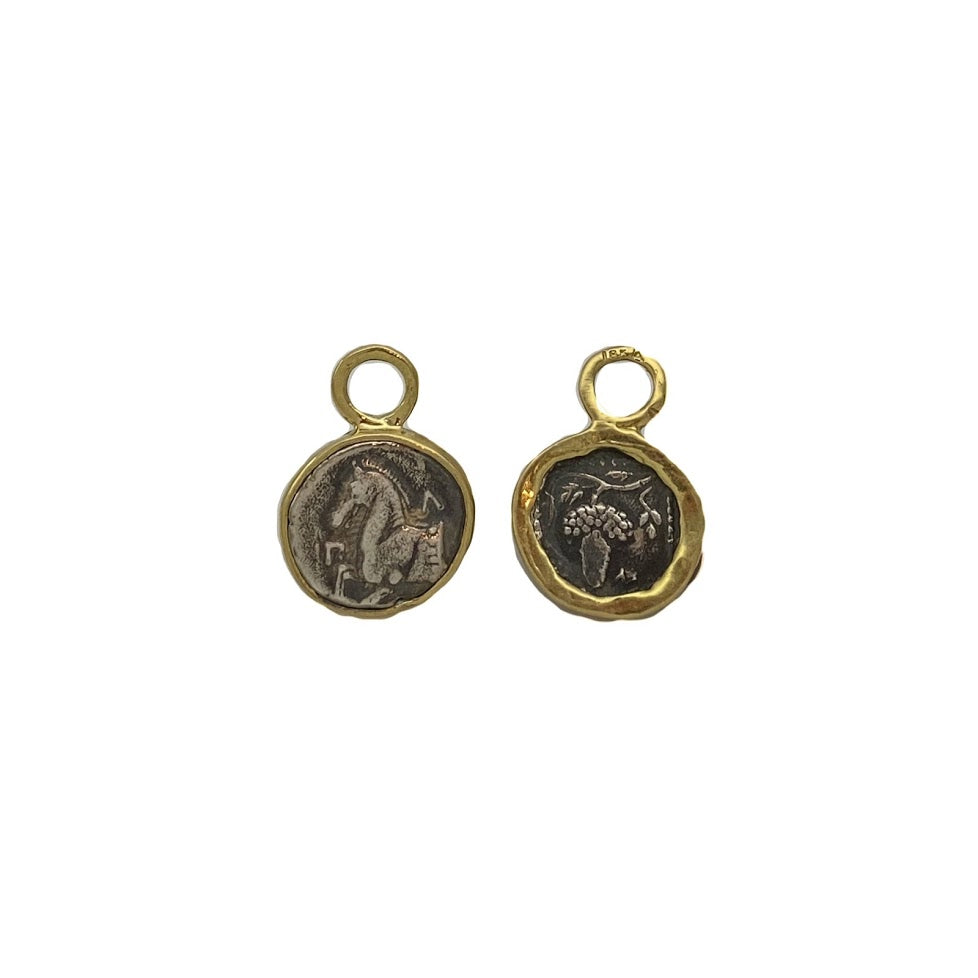 Sterling Coin Replica Dangles