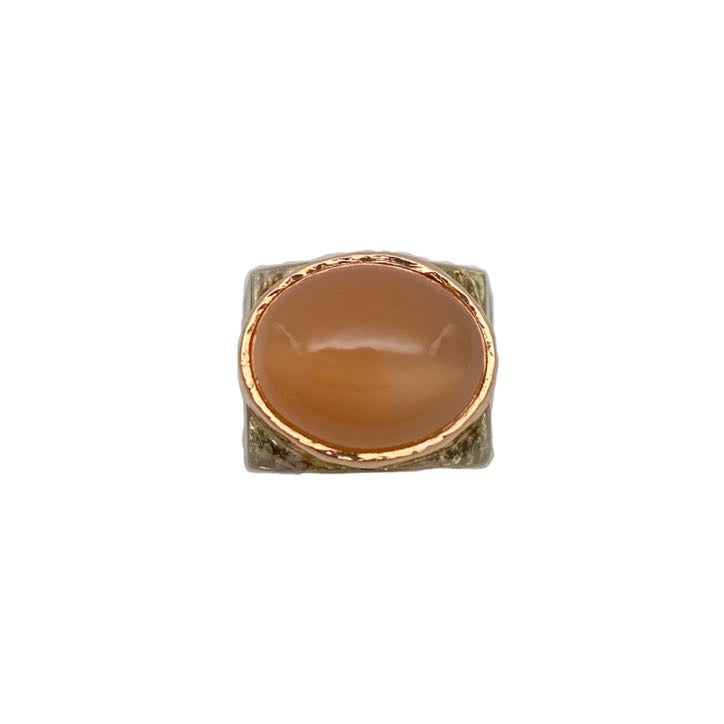 Peach Moonstone Ring