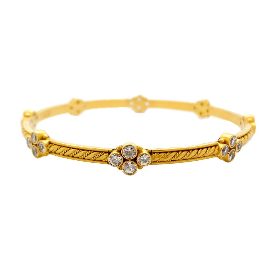 Alhambra Zircon Bangle
