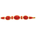 Amalfi Carved Coral Bracelet