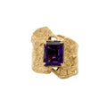 Fluid Amethyst Ring