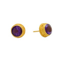 Pill Box Four Jawau Amethyst Studs