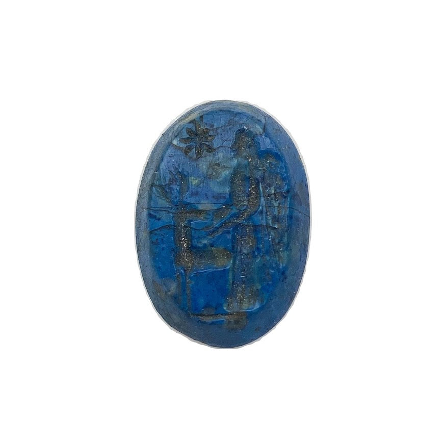 Angel, Deer, Star Image, An impression from an ancient Roman stone seal