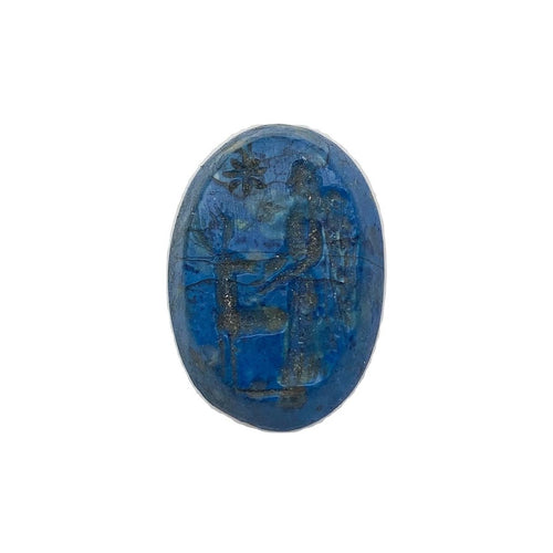 Angel, Deer, Star Image, An impression from an ancient Roman stone seal
