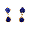 Azurite Nugget Earrings