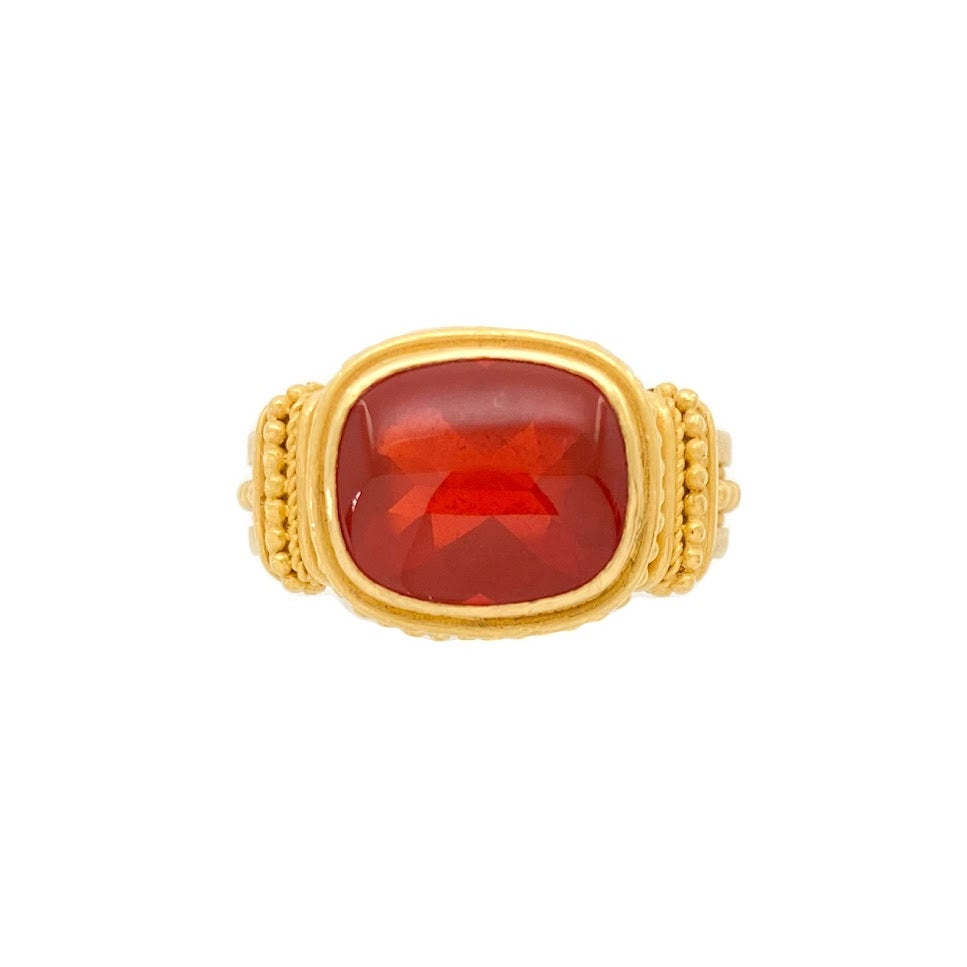 Iris Mexican Opal Ring