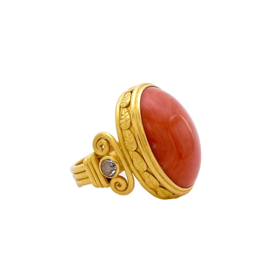 Corinthian Coral Ring