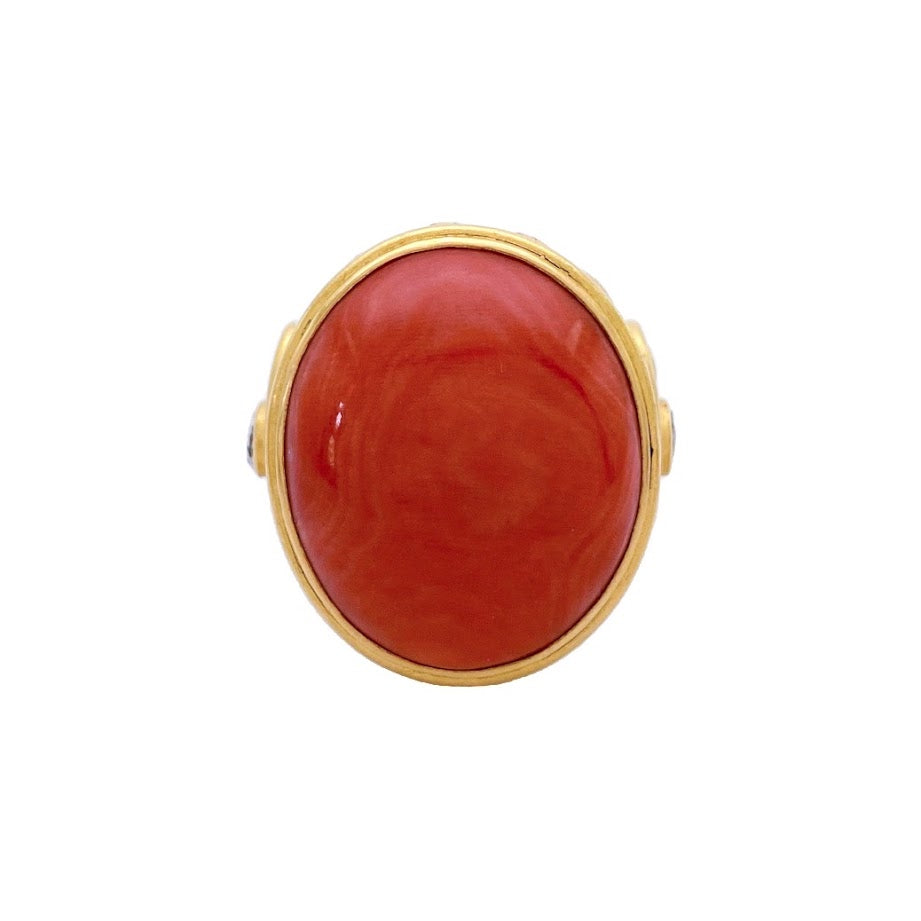 Corinthian Coral Ring