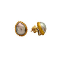 Fishnet Pearl Earrings