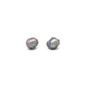 Metallic grey with rose overtones rose bud freshwater pearls