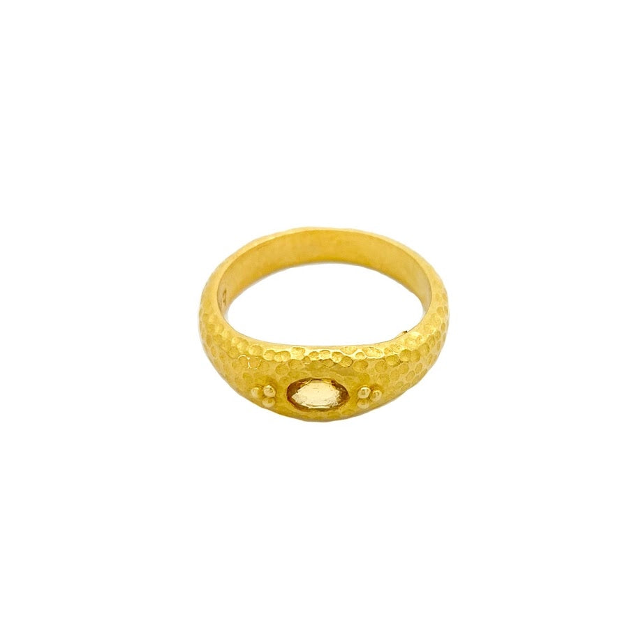 Gypsy Yellow Sapphire Ring