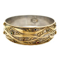 Kelp Sapphire and Ruby Bangle