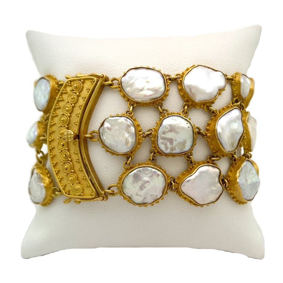 Keshi Pearl Bracelet