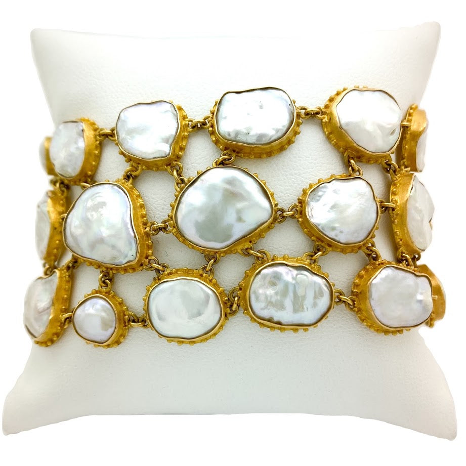 Keshi Pearl Bracelet