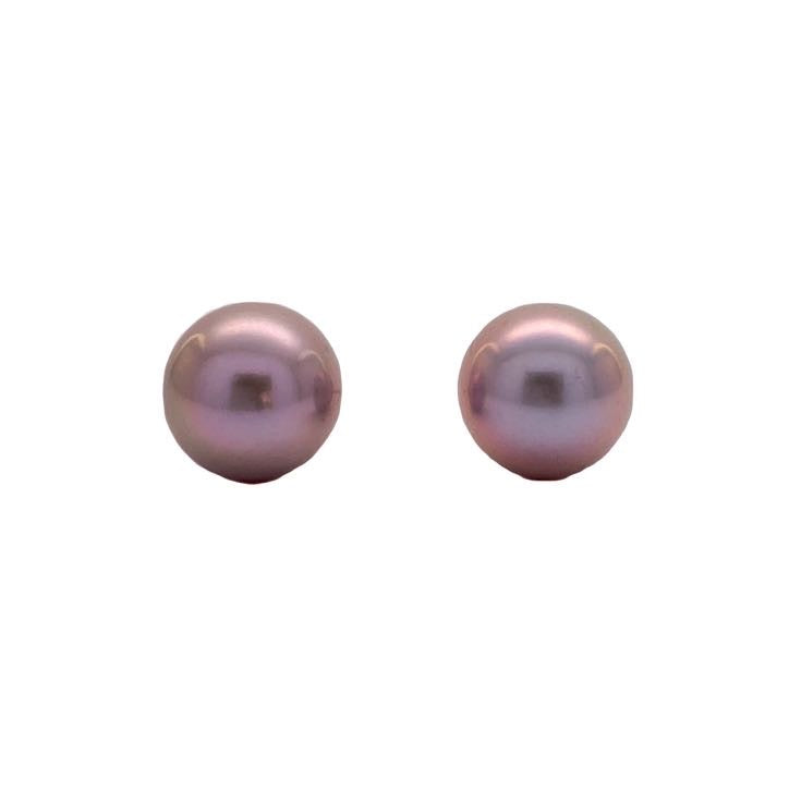 Lavender Fresh Water Pearl Studs