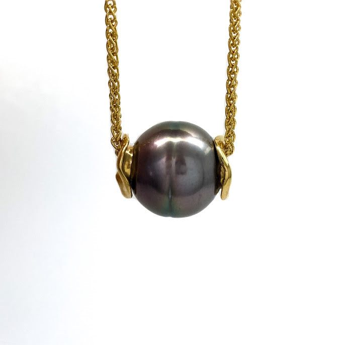Circlé Tahitian pearl slider