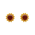 Matahari Garnet Stud Earrings