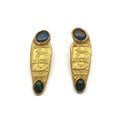 Boulder Opals set into a 3,500 year old Assyrian stone seal impression