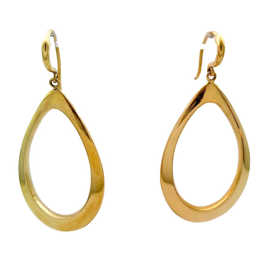 Pear Shape Drop Earrings