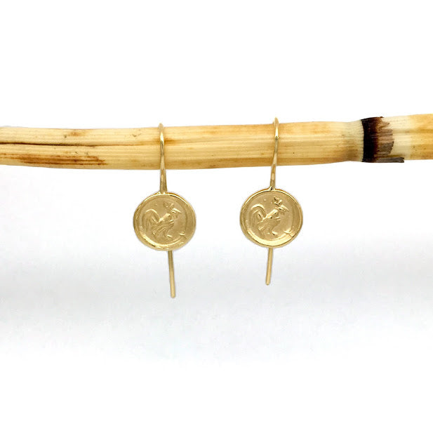 Rooster image an impression of ancient stone seal