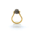 Sturup design with a fully drilled diamond crystal (diamond can rotate in its setting)