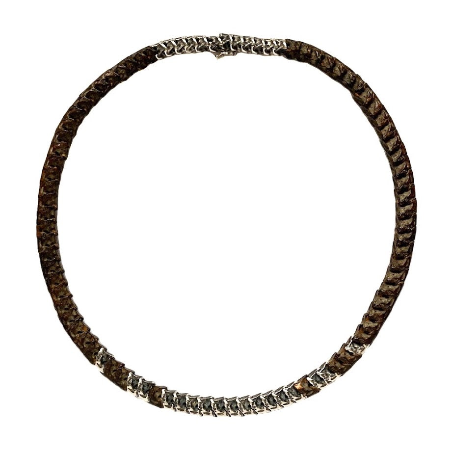 African snake vertebrae bones and sterling silver snake bone castings