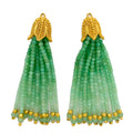 Chrysoprase Starfish Tassel Drops
