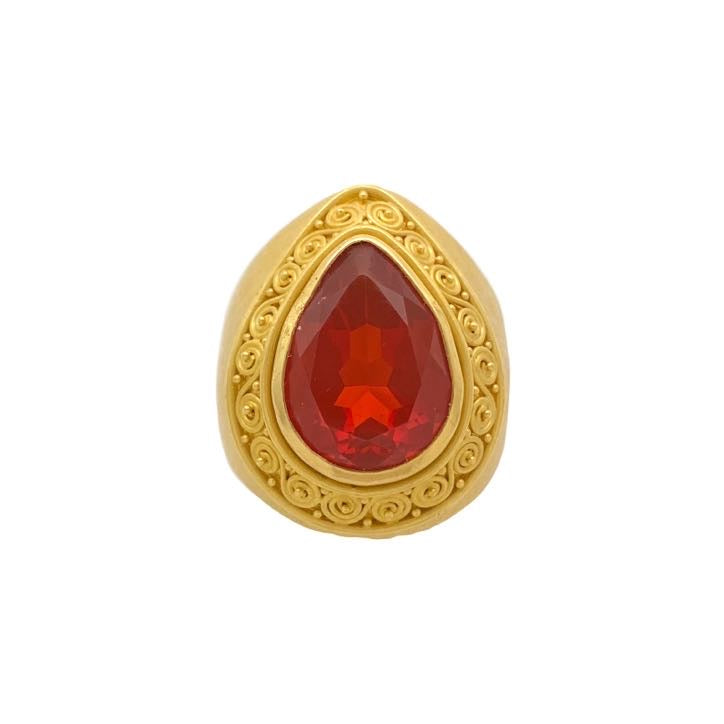 Trillion Opal Ring