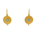 Fancy Wire Topaz Earrings